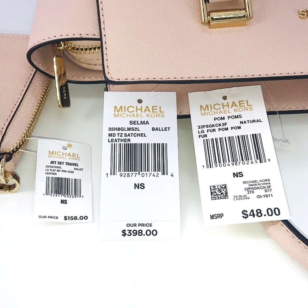 3PCS Michael Kors Selma Satchel Wallet Charms - Picture 8 of 8